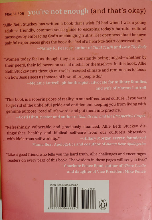 You're Not Enough (and that's ok) - Allie Beth Stuckey