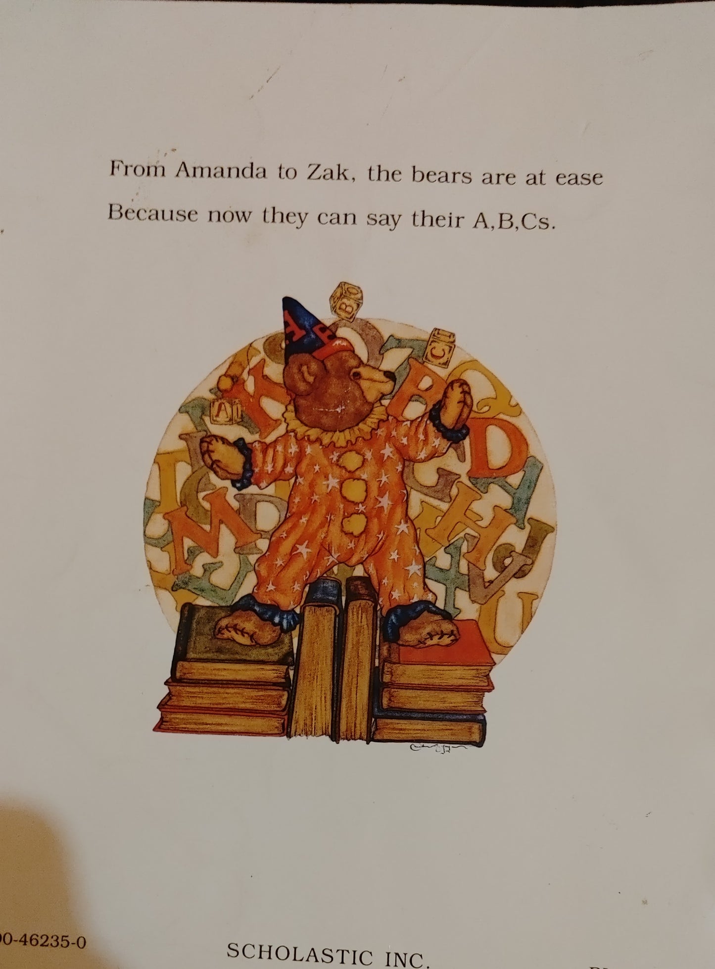 Scholastic- Alphabears an ABC Book - Kathleen Hague