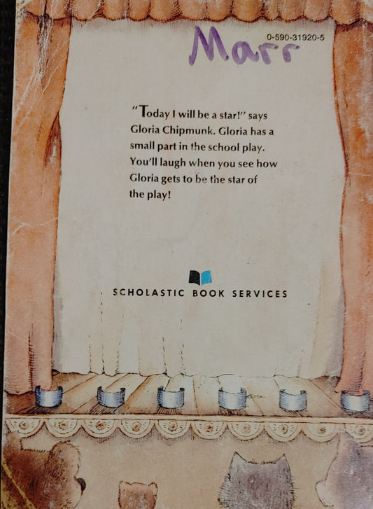 Gloria Chipmunk, Star - Joan Lowery Nixon