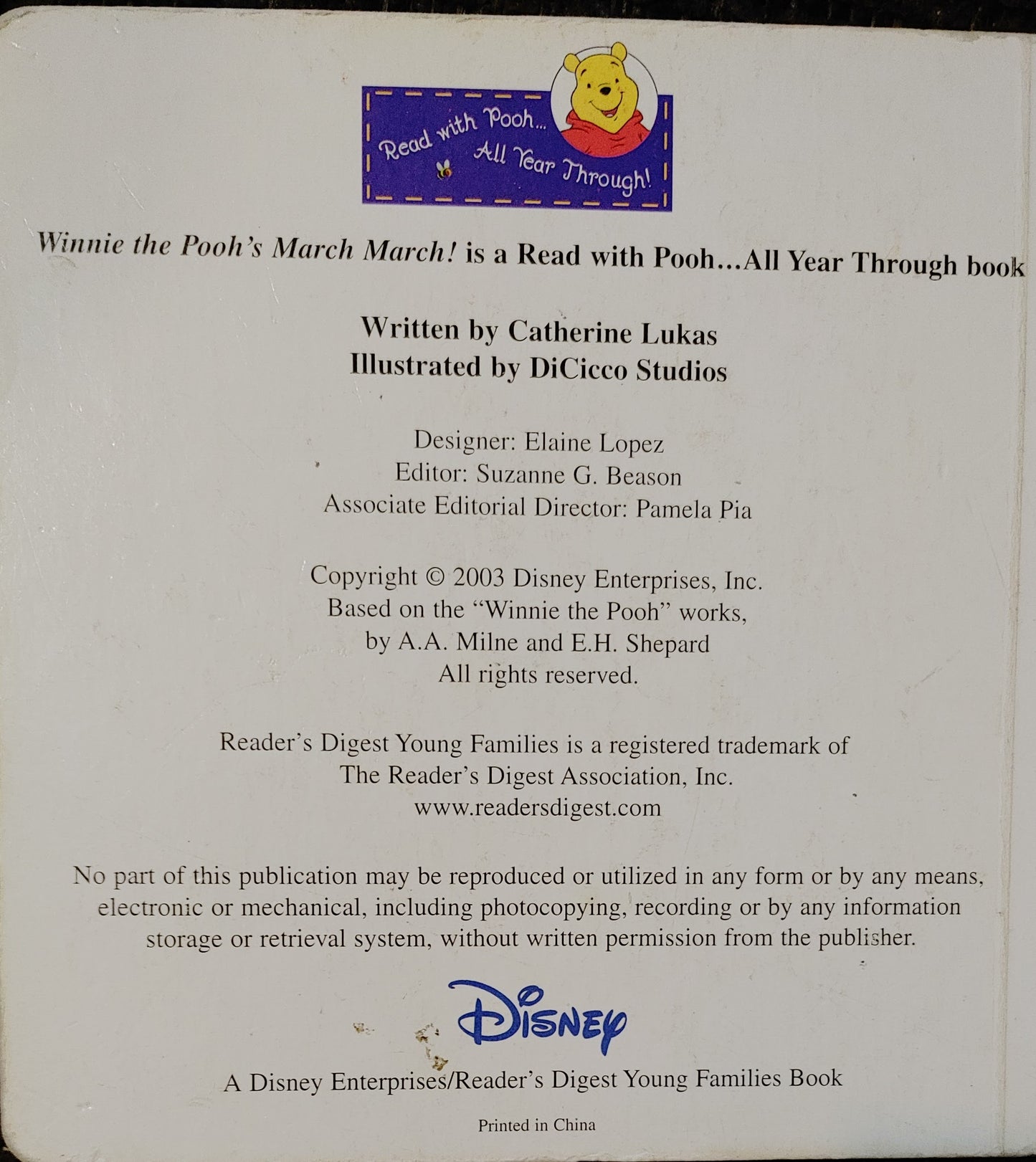 Disney's Winnie the Pooh's March March