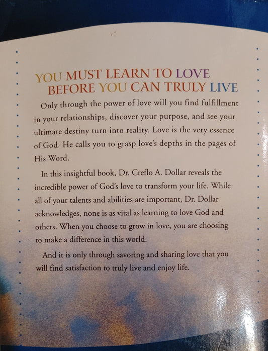 Love,Live and Enjoy Life - Dr. Creflo A. Dollar