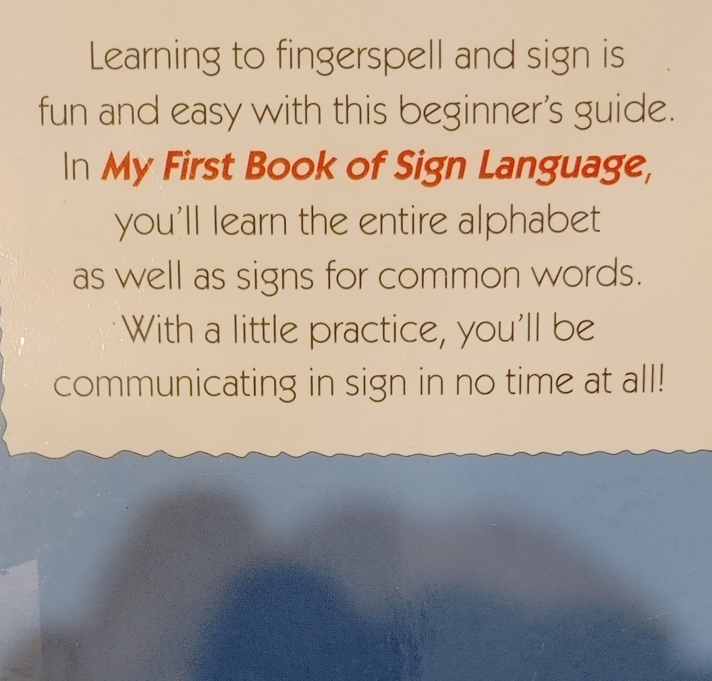 My First Book of  Sign Language  - Joan Holub
