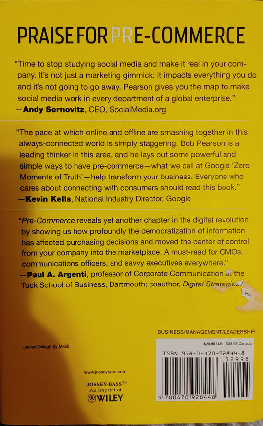 Pre Commerce-Bob Pearson