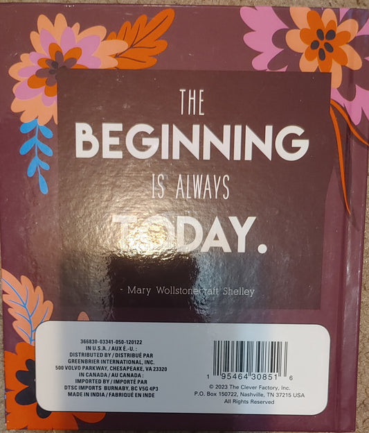 MAKE BIG PLANS - Mary Wollstonecraft Shelley