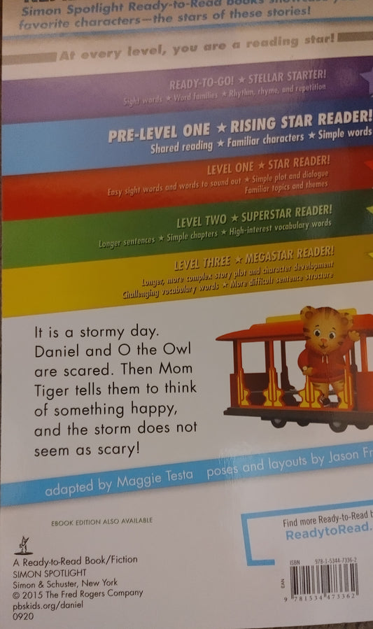 Ready-To-Read Daniel Gets Scared Pre-Level One - Simon Spotlight