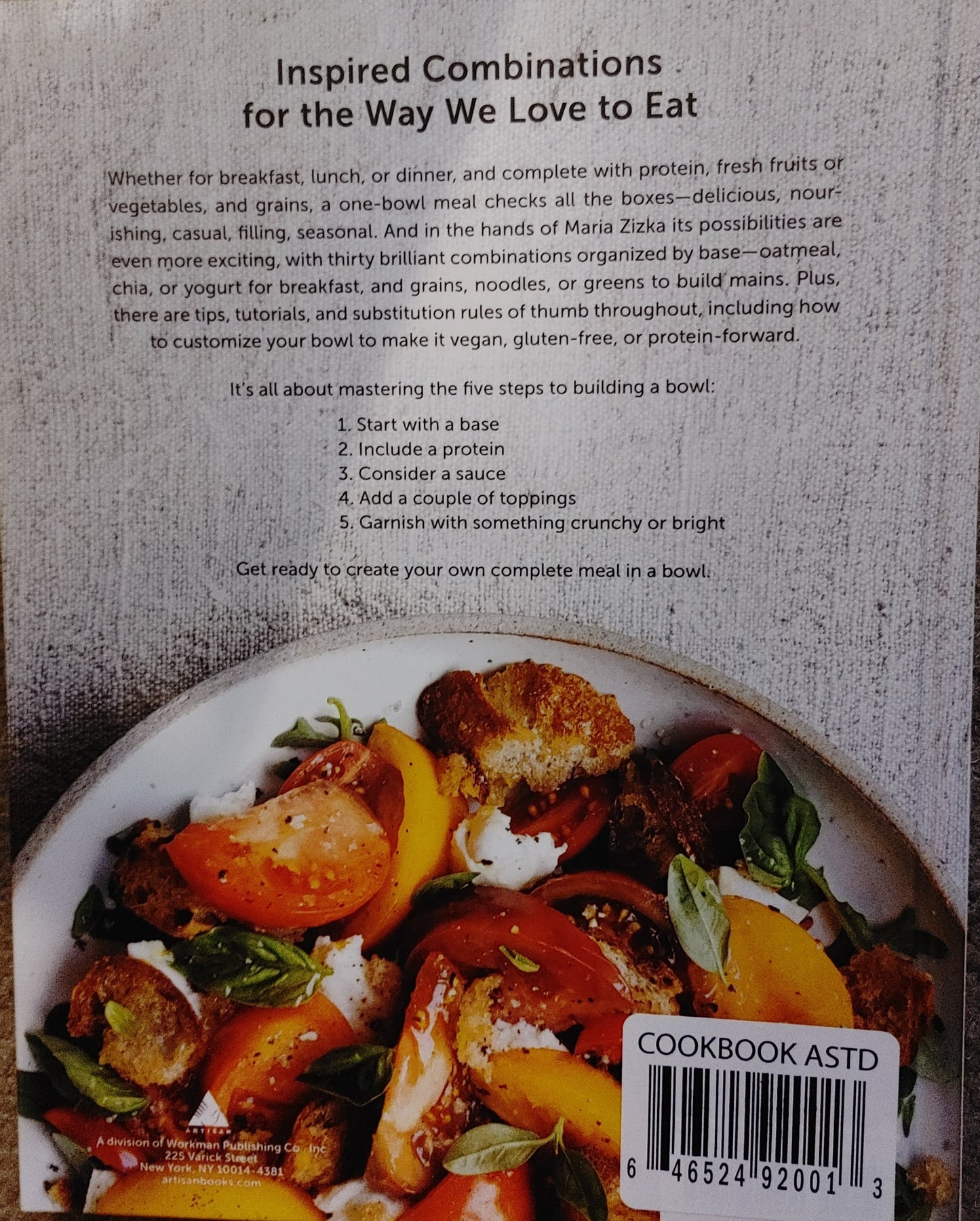 One Bowl Meals - Maria Zizka - SIMPLE, NOURISHING,DELICIOUS