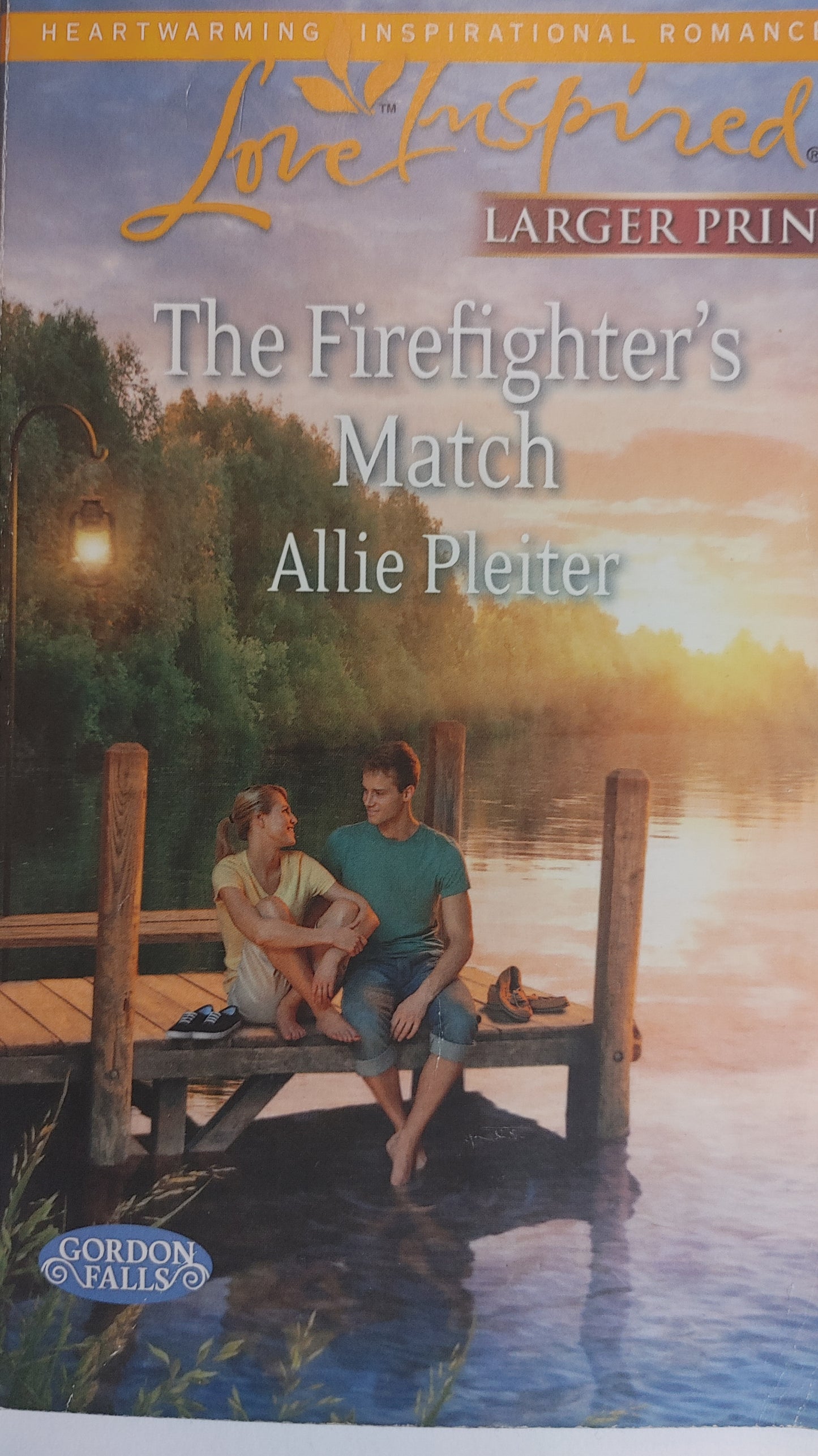 Loves Inspired The Firefighter's Match - Large Print