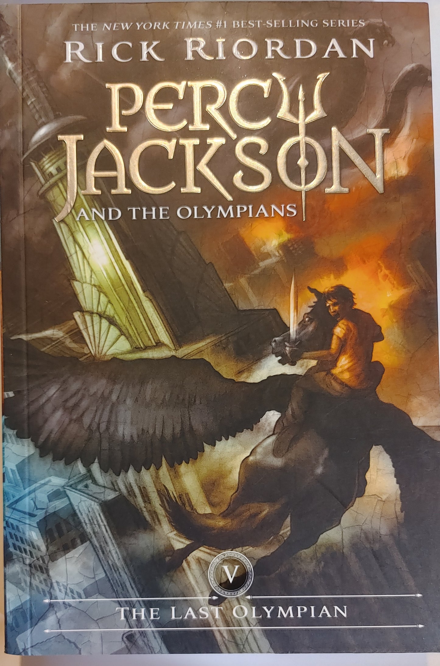 Percy Jackson and the Olympians -The Last Olympians V- Rick Riordan  NY Times Best Selling Series