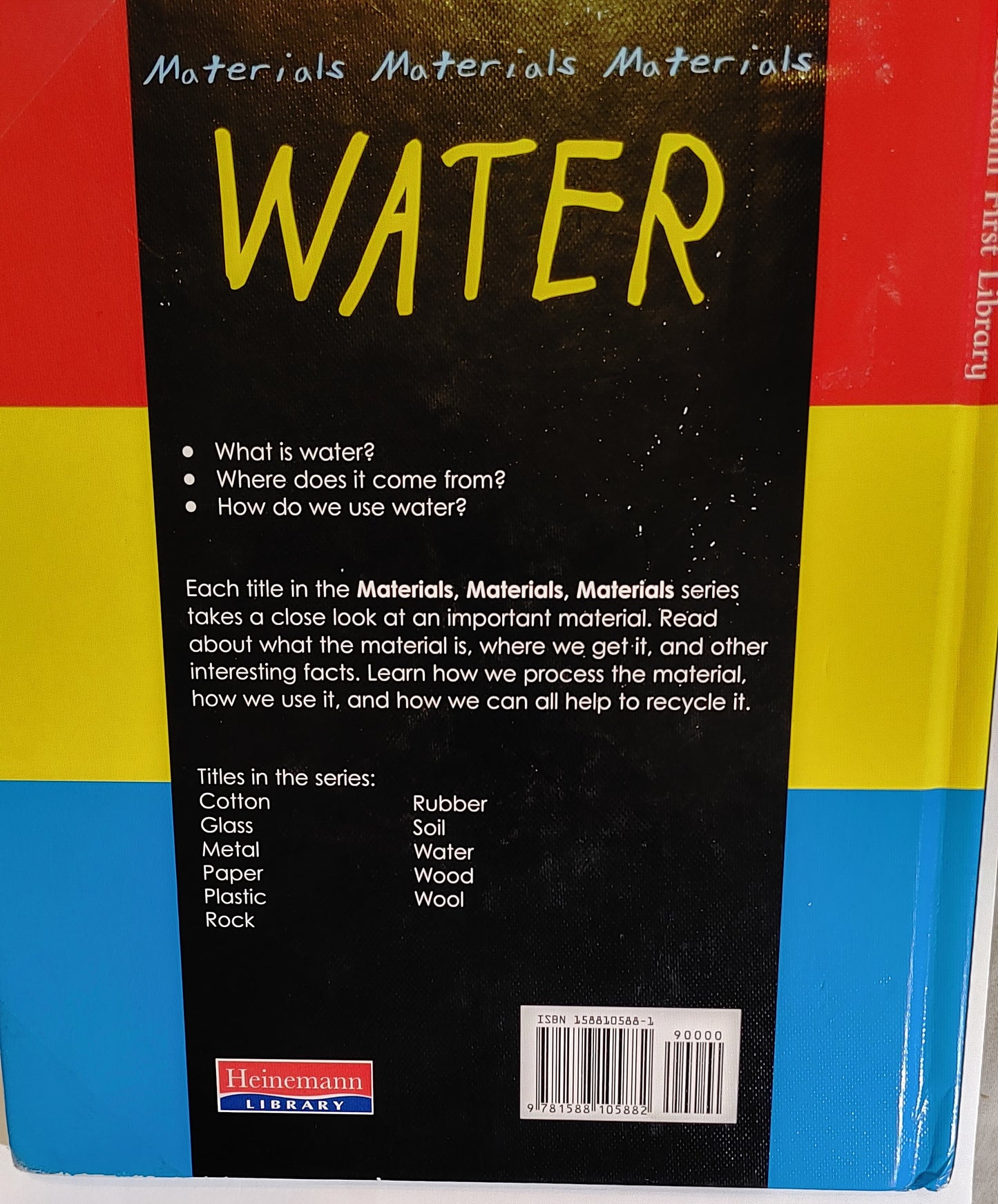 Water - Heinemann FIRST Library