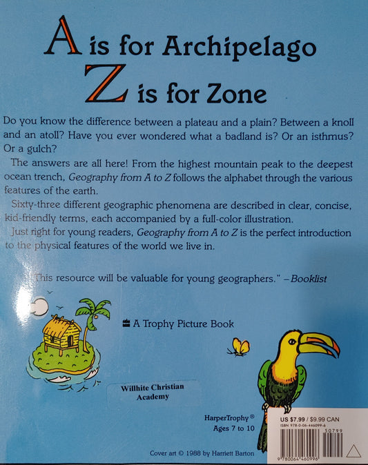 Geography From A to Z, A Picture Glossary - Jack Knowlton