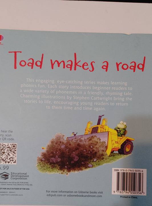 Toad Makes A Road- Russell Punter and Stephen Cartwright