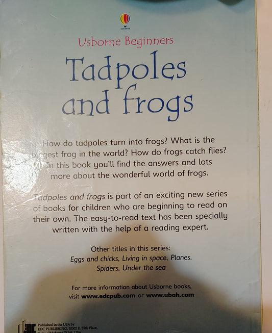 Tadpoles and Frogs -Usborne Beginners