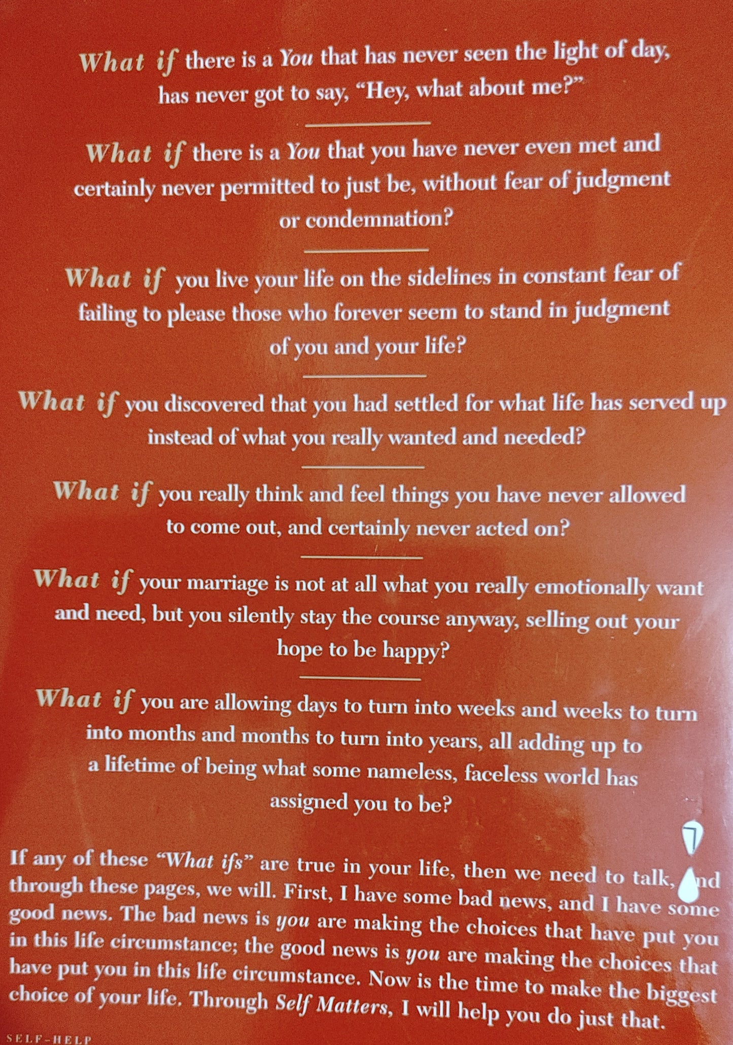 Self Matters Creating Your Life From the Inside Out - Dr. Phillip C. McGraw PH.D