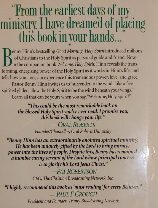 Welcome Holy Spirit - Benny Hinn