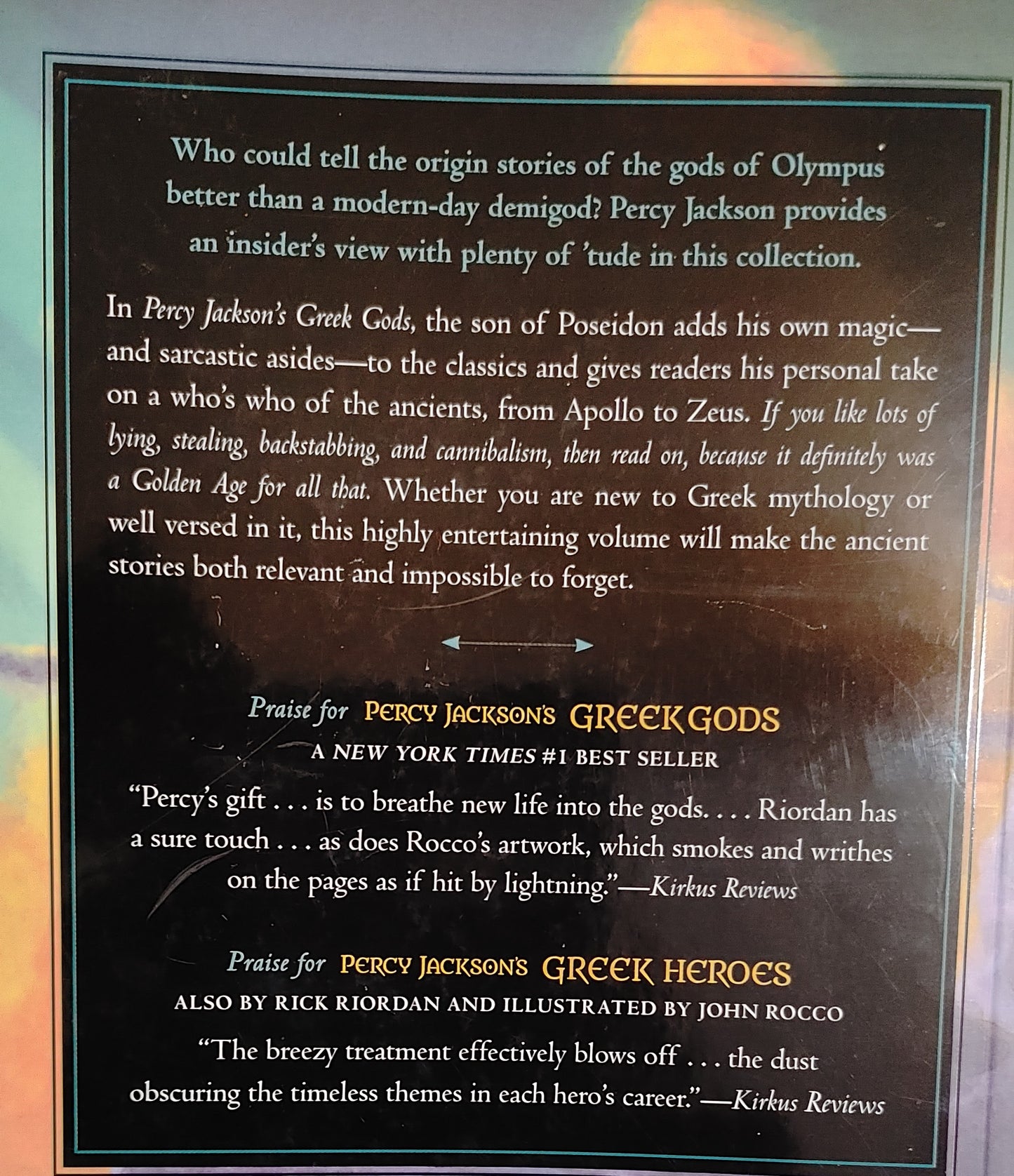 Percy Jackson's Greek Gods - Rick Riordan - NY Times Best Selling Author