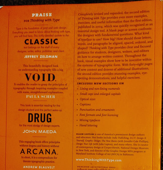 Thinking with Type - Eileen Lupton - 2nd Edition