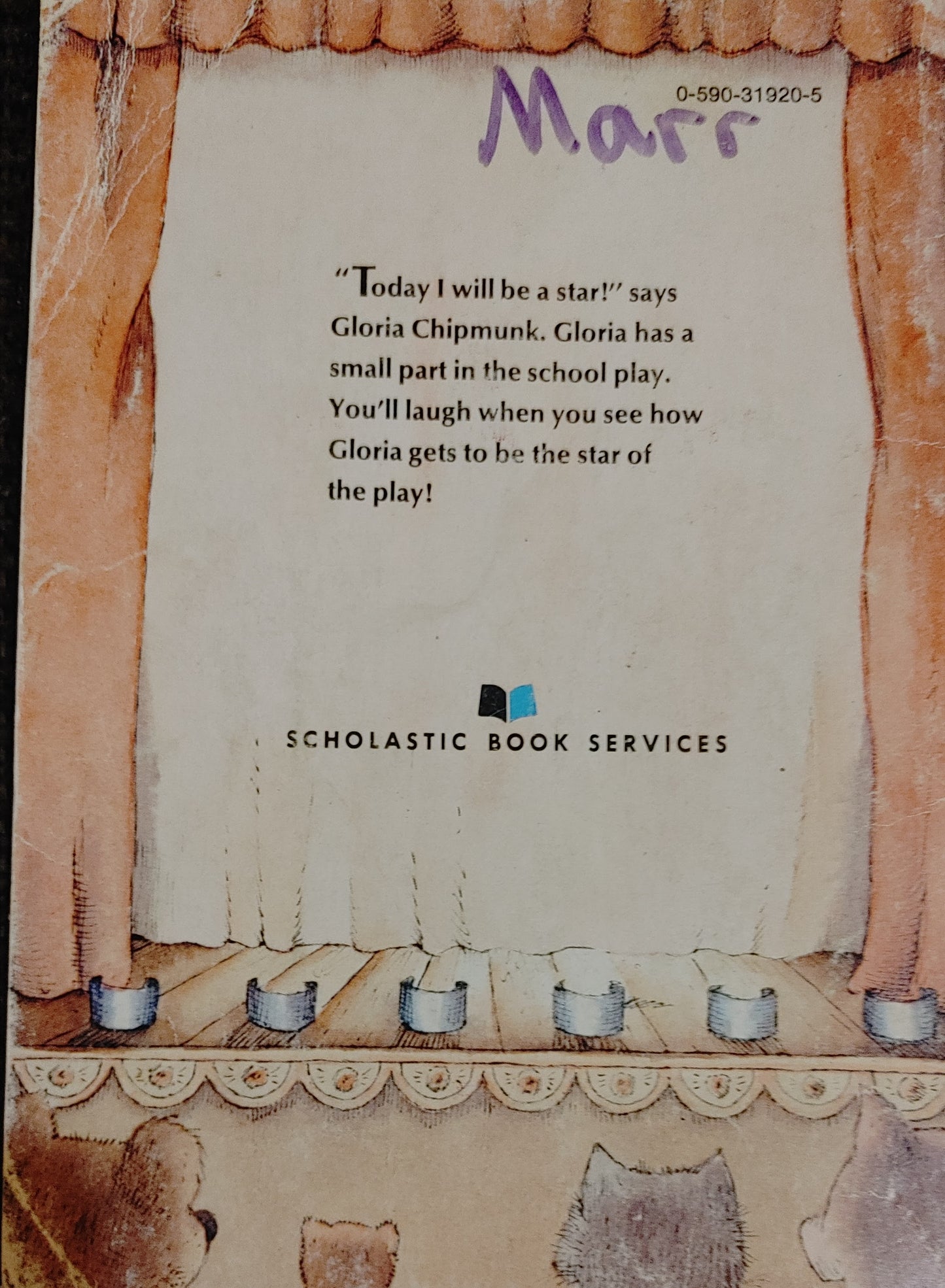 Gloria Chipmunk, Star - Joan Lowery Nixon