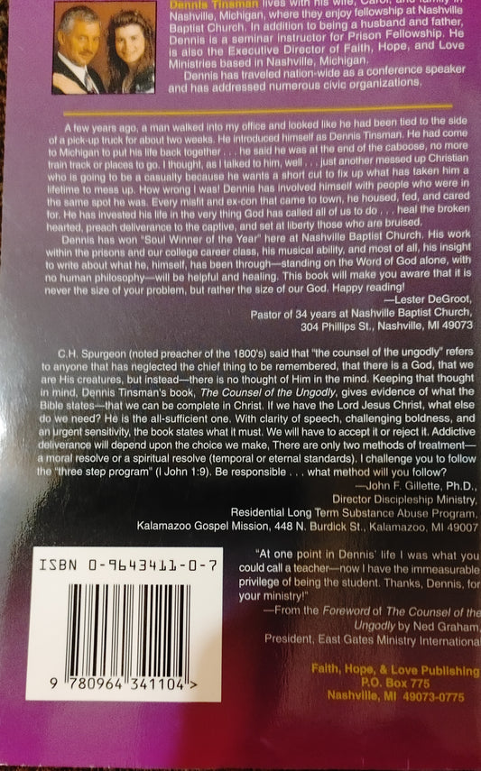 The COUNSEL of the UNGODLY - DENNIS TINSMAN