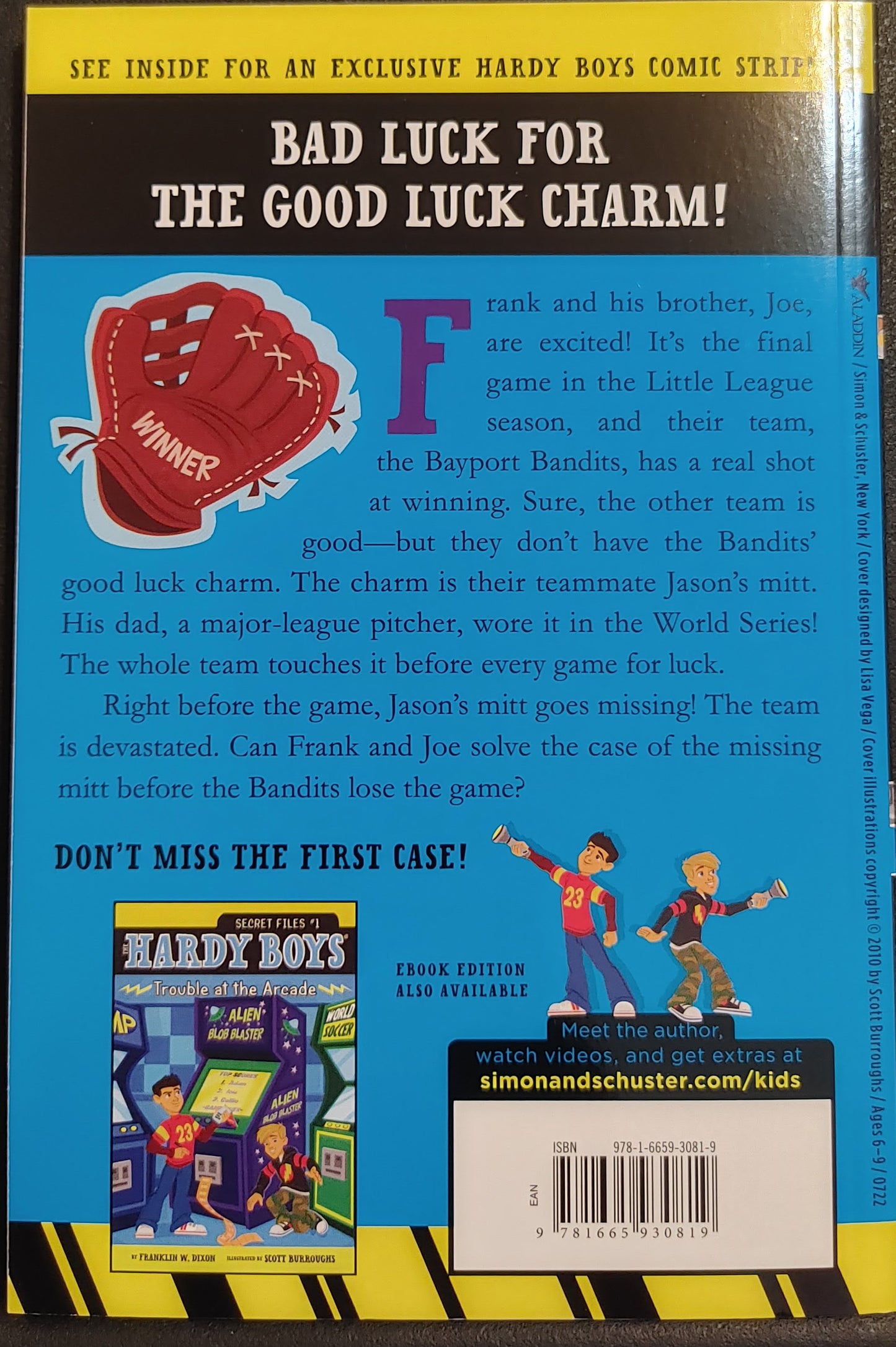 The Hardy Boys The Missing Mitt - Secret Files #2