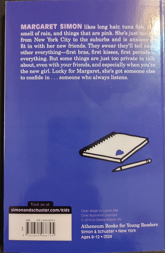 Judy Blume - Are you there God? - It's me, Margaret