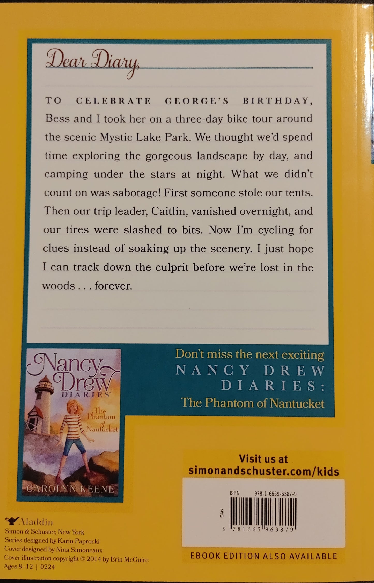 Nancy Drew Diaries - Secret at Mystic Lake