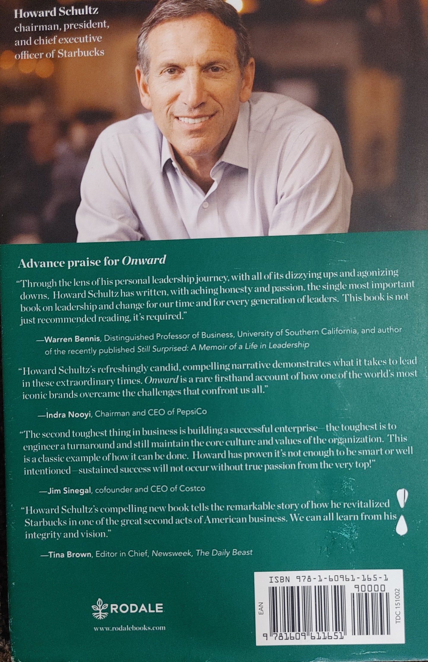 Onward - Howard Schultz New York Times Best Seller