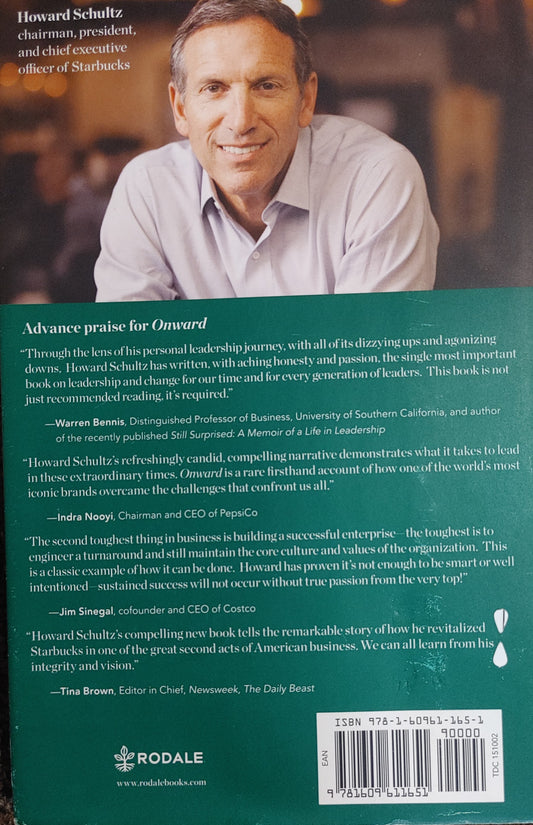 Onward - Howard Schultz New York Times Best Seller