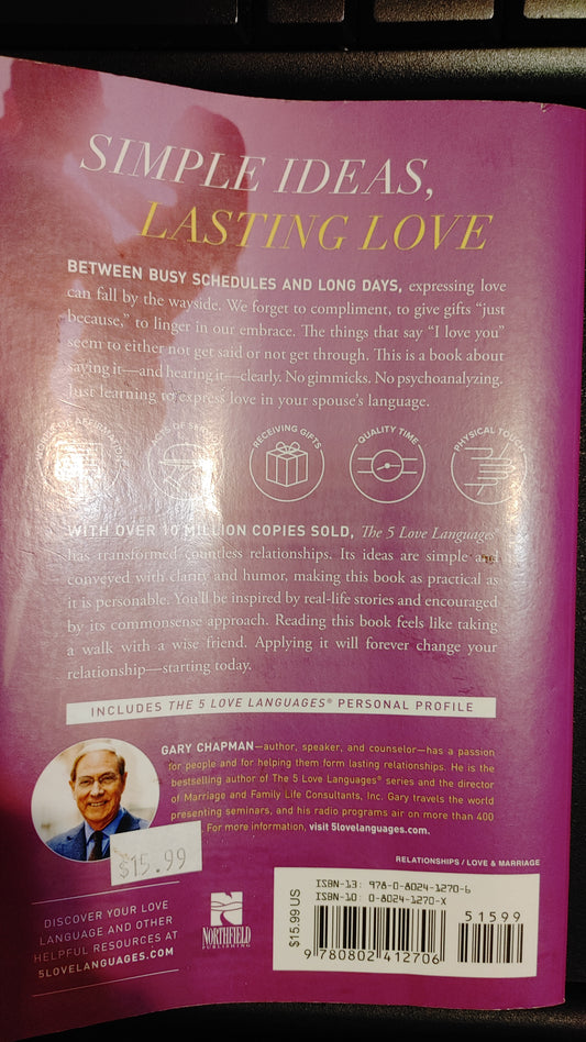 The 5 love Languages N Y Times Best Seller