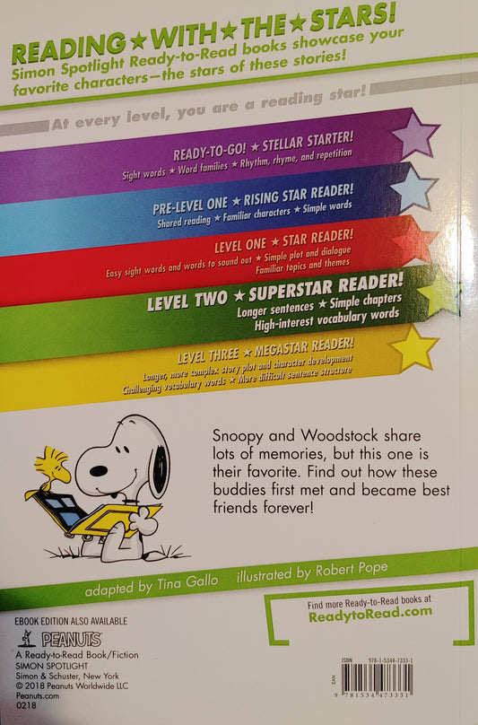 Snoopy and Woodstock Best Friends Forever - Ready - To - Read Level Two