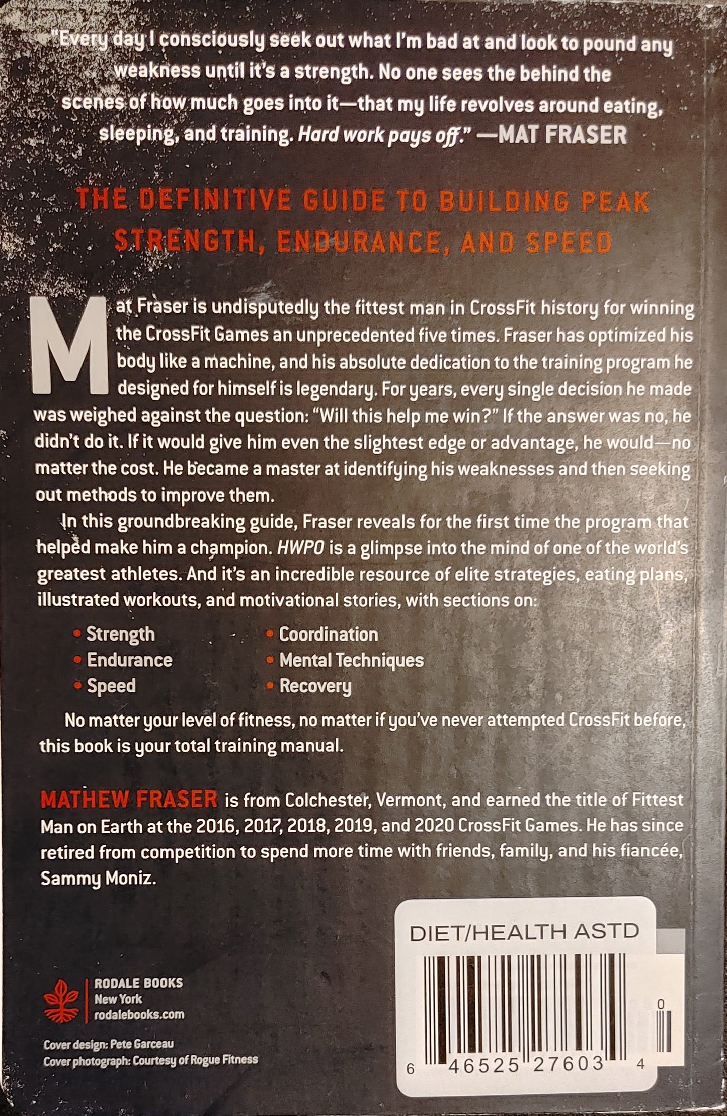 HWPO: Hard Work Pays Off: A Strength Training Book - Mat Fraser