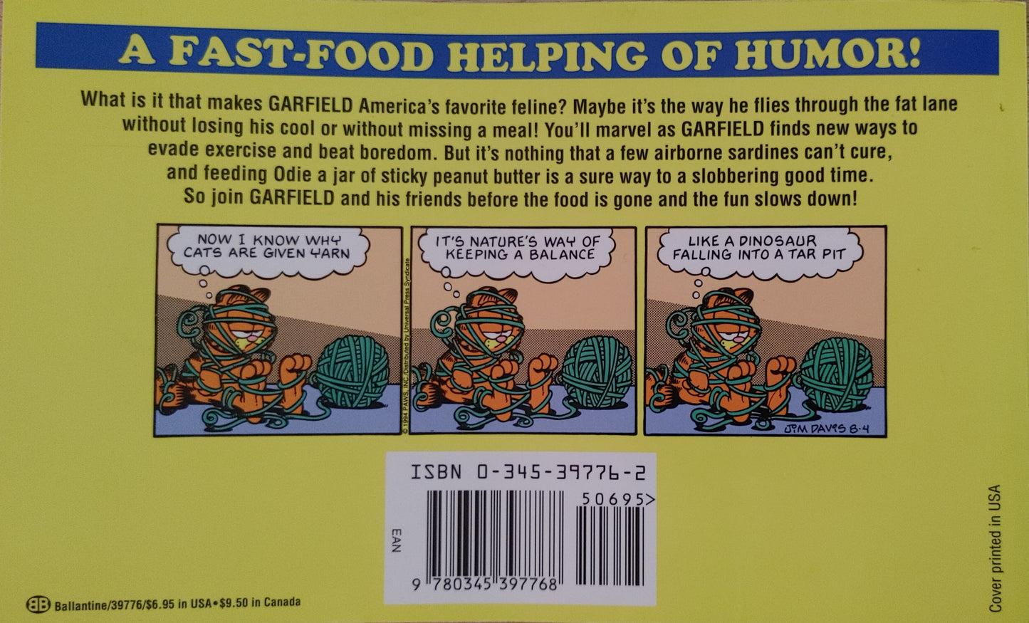 Garfield life in the fat lane - Jim Davis