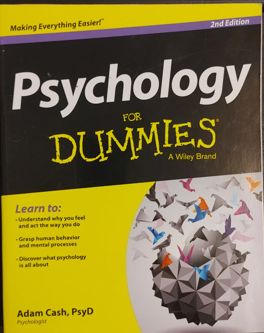 Psychology For Dummies - Adam Cash, PsyD