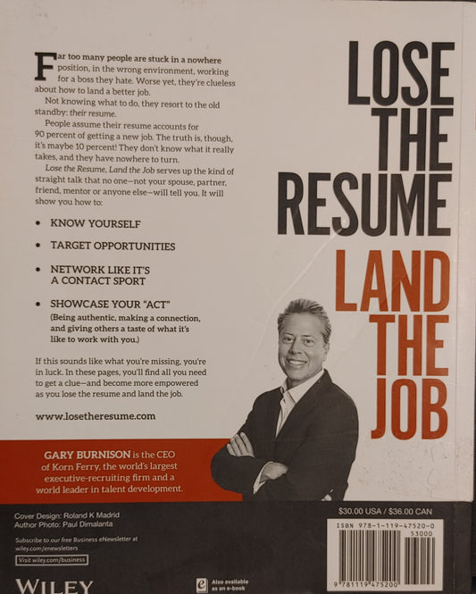 Lose the Resume', Land the Job - Gary Burnison