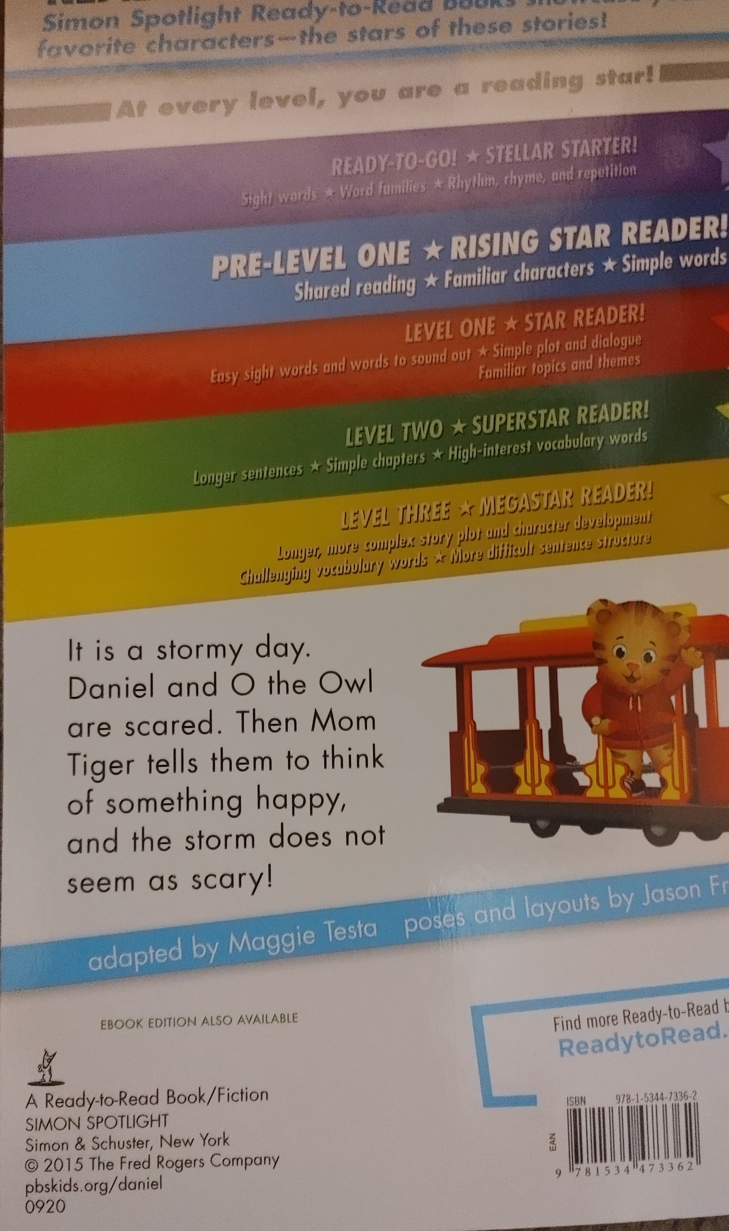 Ready-To-Read Daniel Gets Scared Pre-Level One - Simon Spotlight