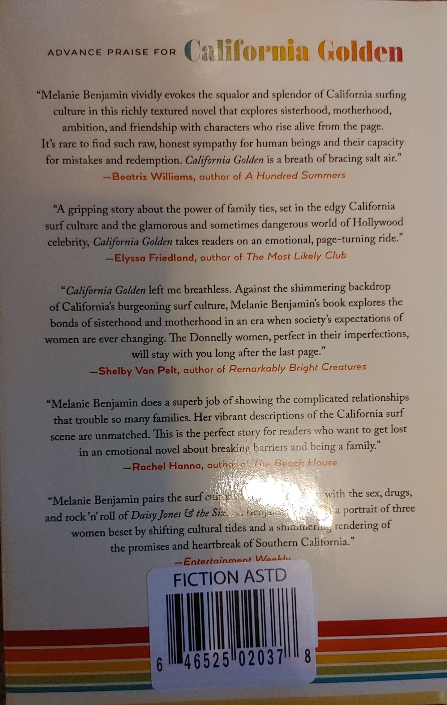 California Golden: A Novel - Melanie Benjamin - New York Bestselling author of The Aviators Wife