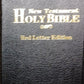 New Testament Holy Bible New Testament - Red Letter Edition -  Black - Pocket Size