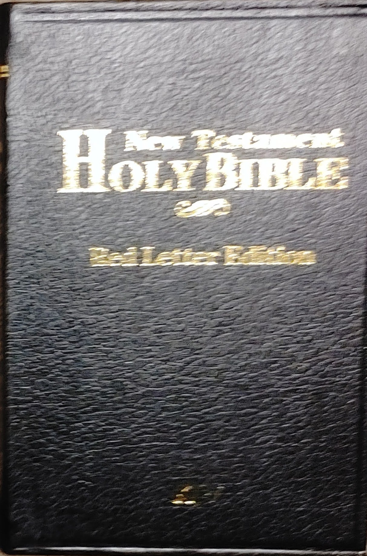 New Testament Holy Bible New Testament - Red Letter Edition -  Black - Pocket Size