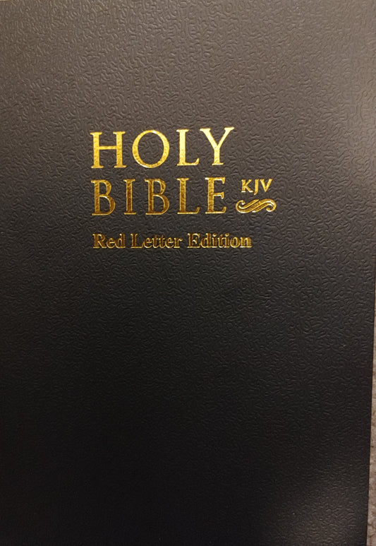 New Testament Holy Bible KJV - Red Letter Edition - Black